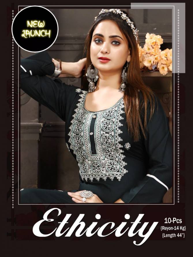 Beauty Ethicity 1 New Exclusive Wear Rayon Designer Kurti Collection